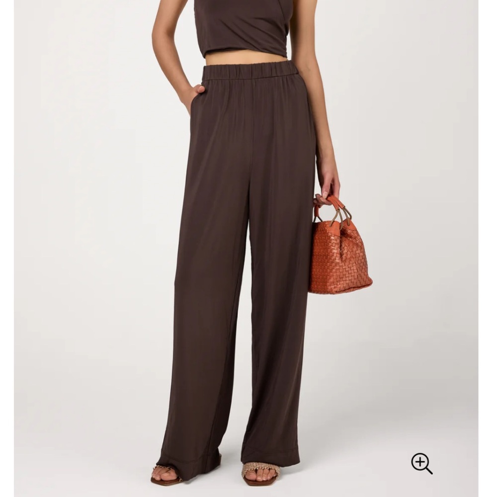 Savio Crepe Jersey Pants Black size small